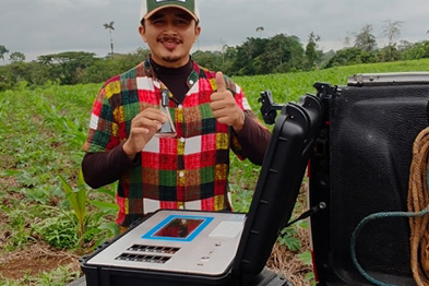 西班牙穆爾西亞農場引進恒美土壤養分檢測儀